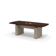 AS-230 Стол для переговоров 230х110х76 Aston дуб Верде/серый кварц/мокко