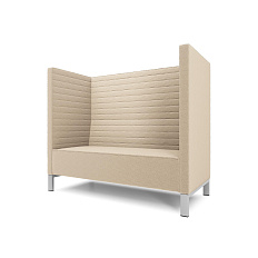 Руссо-2.2Т  Диван 2-мест. 158x73x134 см микрошенилл Lounge 02 песок