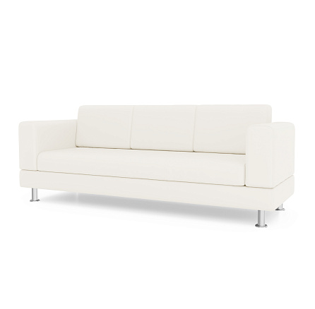 Сити-3 Диван 3-мест. 211x77x80 см Boom ice белый
