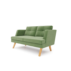 Свифт-2 Диван 2-х местный 141х82х85 микрошенилл Lounge 25 трава