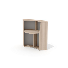 А-90 Модуль стойки администратора 90x90x120 Агат ясень Шимо N/светло-серый