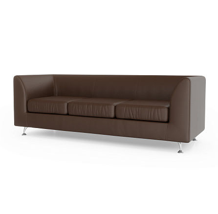 Ева-3 Диван 3-мест. 202x77x70 см Art-Vision 192 темно-коричневый