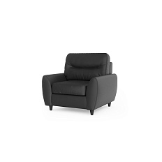 Наполи-1 Кресло 1-мест. 90x80x84 см Бум миднайт / Boom midnight черный