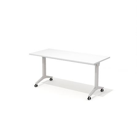 DD-70-2 + DC-1602 Прямой стол (складной механизм) Drive белый