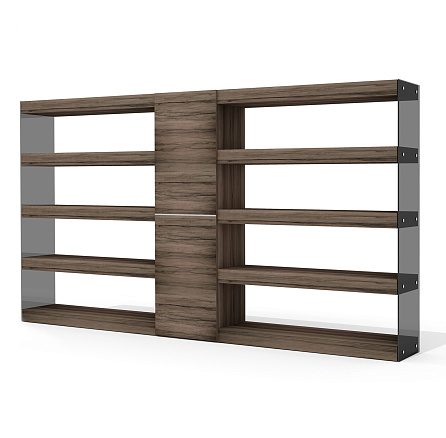 GS-6M (x2) + GS-9 Шкаф Глазго лимба темная / стекло тонированное