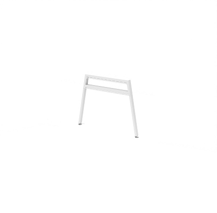 Z-1 Опора низкая одиночного и сдвоенного стола 99x5,4x75 Air Zone металл белый