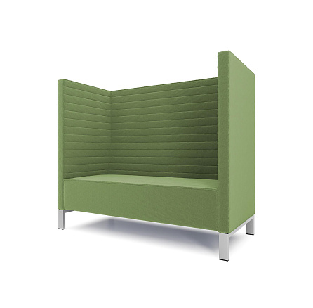 Руссо-2.2Т  Диван 2-мест. 158x73x134 см микрошенилл Lounge 25 трава