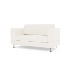 Сити-2 Диван 2-мест. 151x77x80 см Boom ice белый