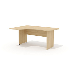 G-104L Стол эргономичный 160x110x75 Гамма / Gamma дуб Виченца