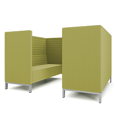 Руссо-3.3Т Переговорная 6-мест. 220x188x134 см микрошенилл Lounge 24 яблоко