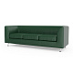 Ева-3 Диван 3-мест. 202x77x70 см Art-Vision 104 темно-зеленый