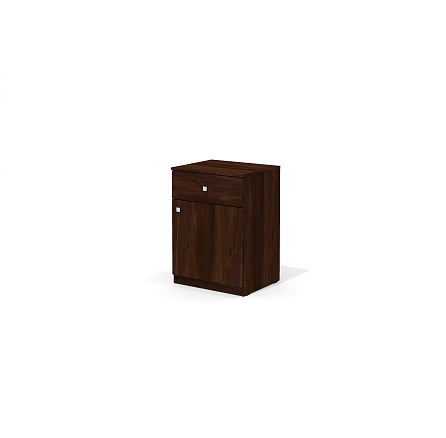 Ct-33 Тумба прикроватная 55x46x77 Контемп / Contemp орех темный