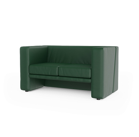 Тайм-2 Диван 2-мест. 132x71x67 см Art-Vision 104 темно-зеленый