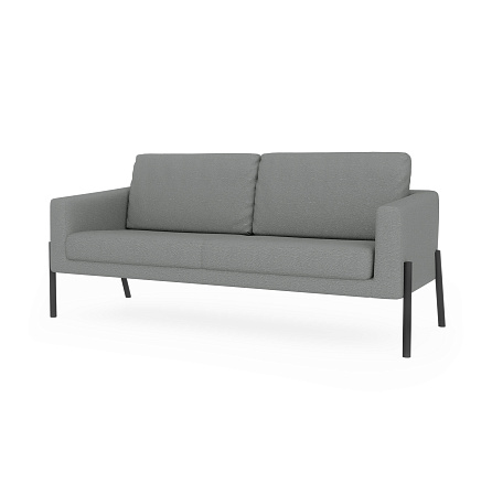 Харди-3 Диван 3-мест. 190х78х83 см букле Clarins 995 темно-серый