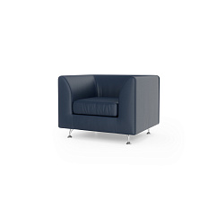 Ева-1 Кресло 1-мест. 90x77x70 см Art-Vision 106 тёмно-синий