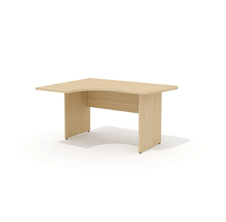 G-103L Стол эргономичный 140x110x75 Гамма / Gamma дуб Виченца