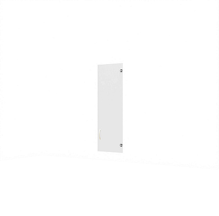 А-01.1 Дверь средняя стеклянная 39x0,5x116 см, Агат стекло прозрачное ясень/палдао