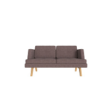 Свифт-2 Диван 2-х местный 141х82х85 микрошенилл Lounge 09 кофе