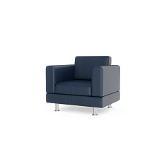 Сити-1 Кресло 1-мест. 91x77x80 см Арт-Вижн / Art-Vision 106 тёмно-синий