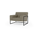 Рэй-1 Кресло 1-мест. 93х87х76 см Boom stone серо-коричневый