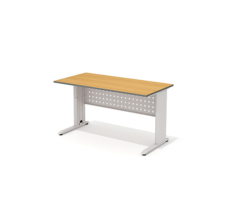 АМК-3 + ОА-01/1400 Прямой стол на металлокаркасе Агат ольха