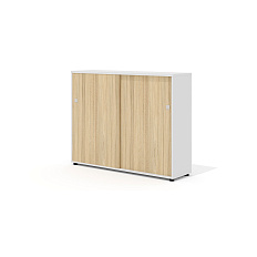 R-30.2 Тумба объединяющая 143x38x111 Rio Base вяз швейцарский/белый